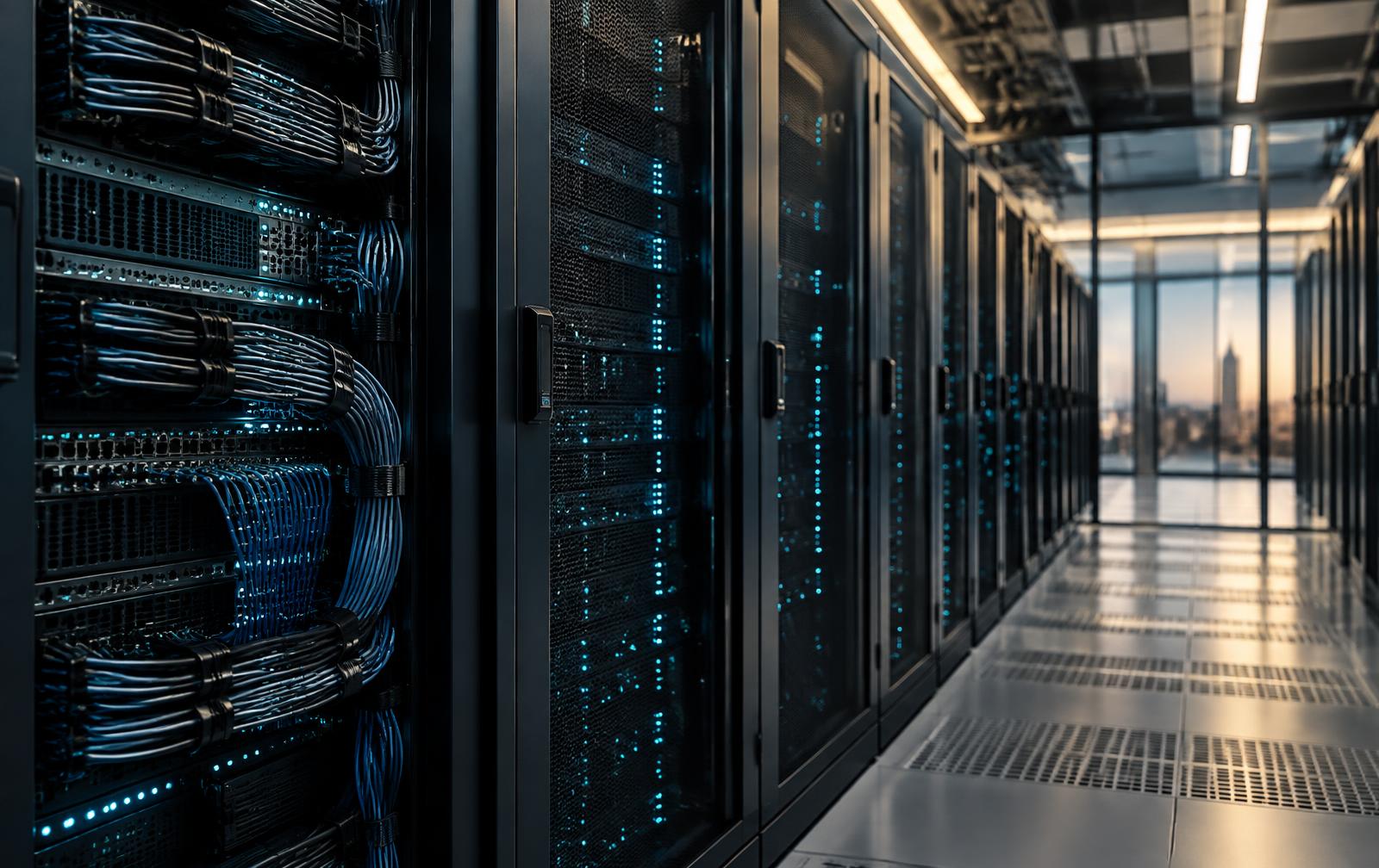 Conceptual infrastructure environment representing cloud and systems engineering services